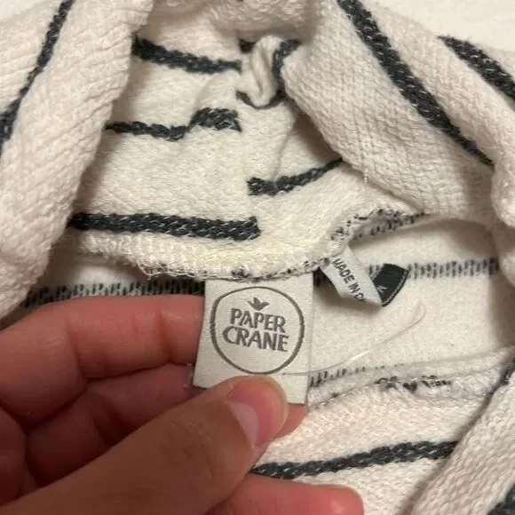 Striped Cotton Sweatshirt - Picture 7 of 8